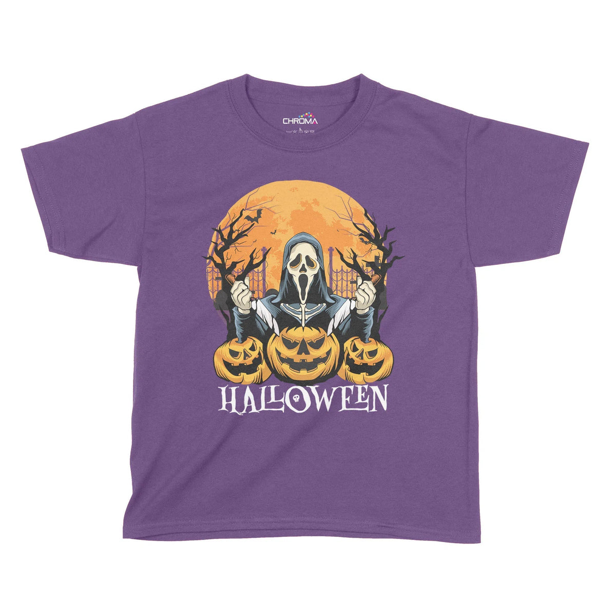 Scream Halloween Kids T-Shirt | Premium Halloween Clothing Chroma Clothing