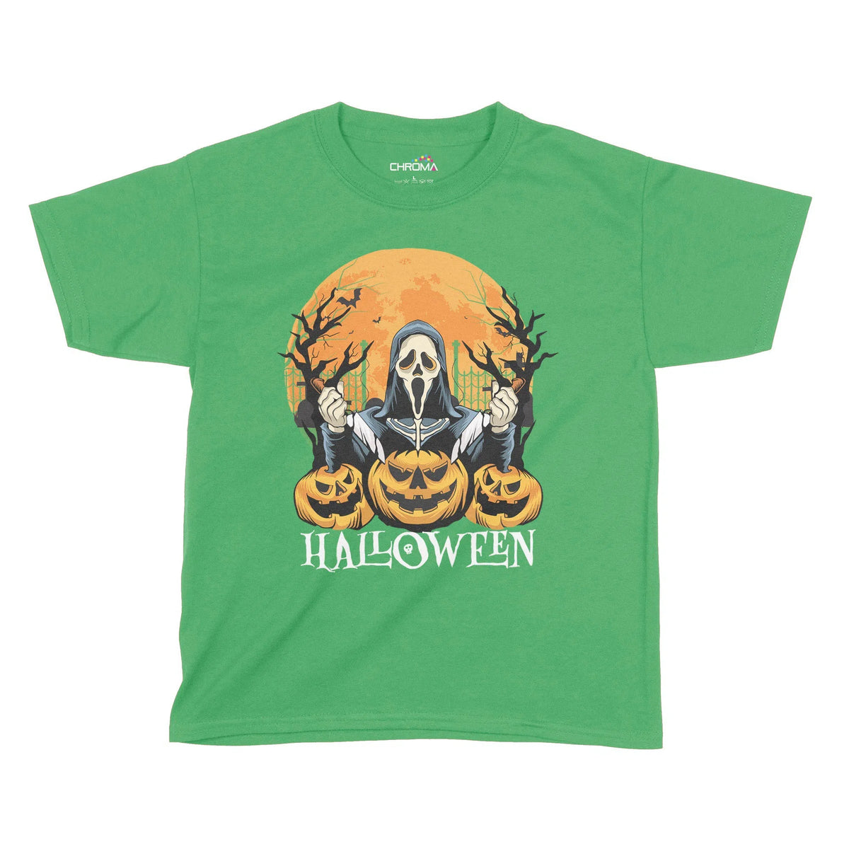 Scream Halloween Kids T-Shirt | Premium Halloween Clothing Chroma Clothing