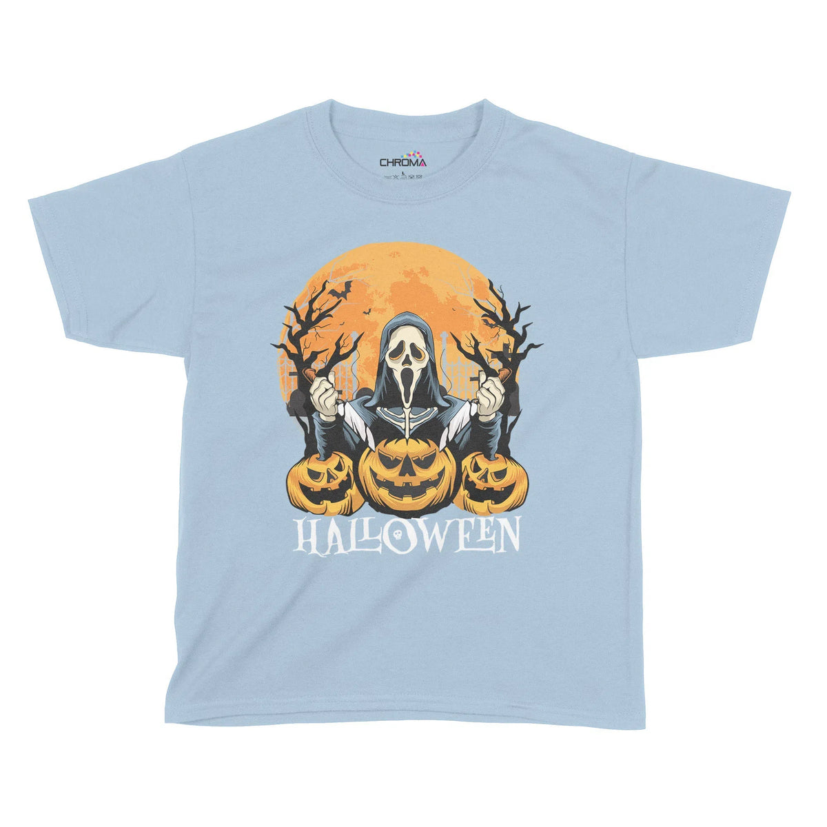 Scream Halloween Kids T-Shirt | Premium Halloween Clothing Chroma Clothing