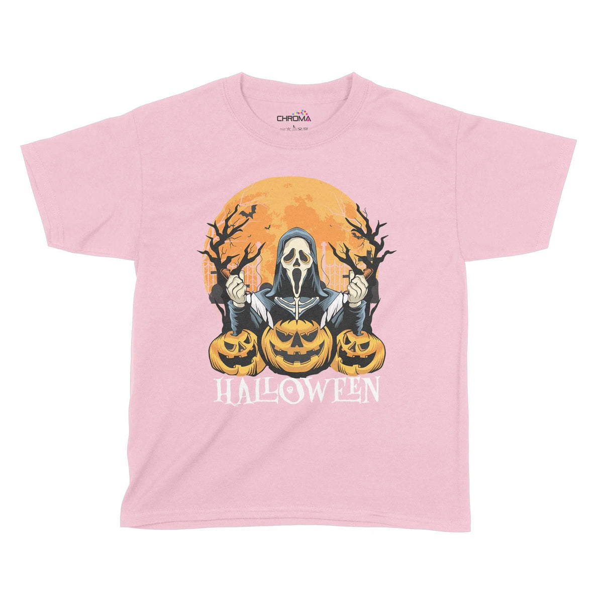 Scream Halloween Kids T-Shirt | Premium Halloween Clothing Chroma Clothing