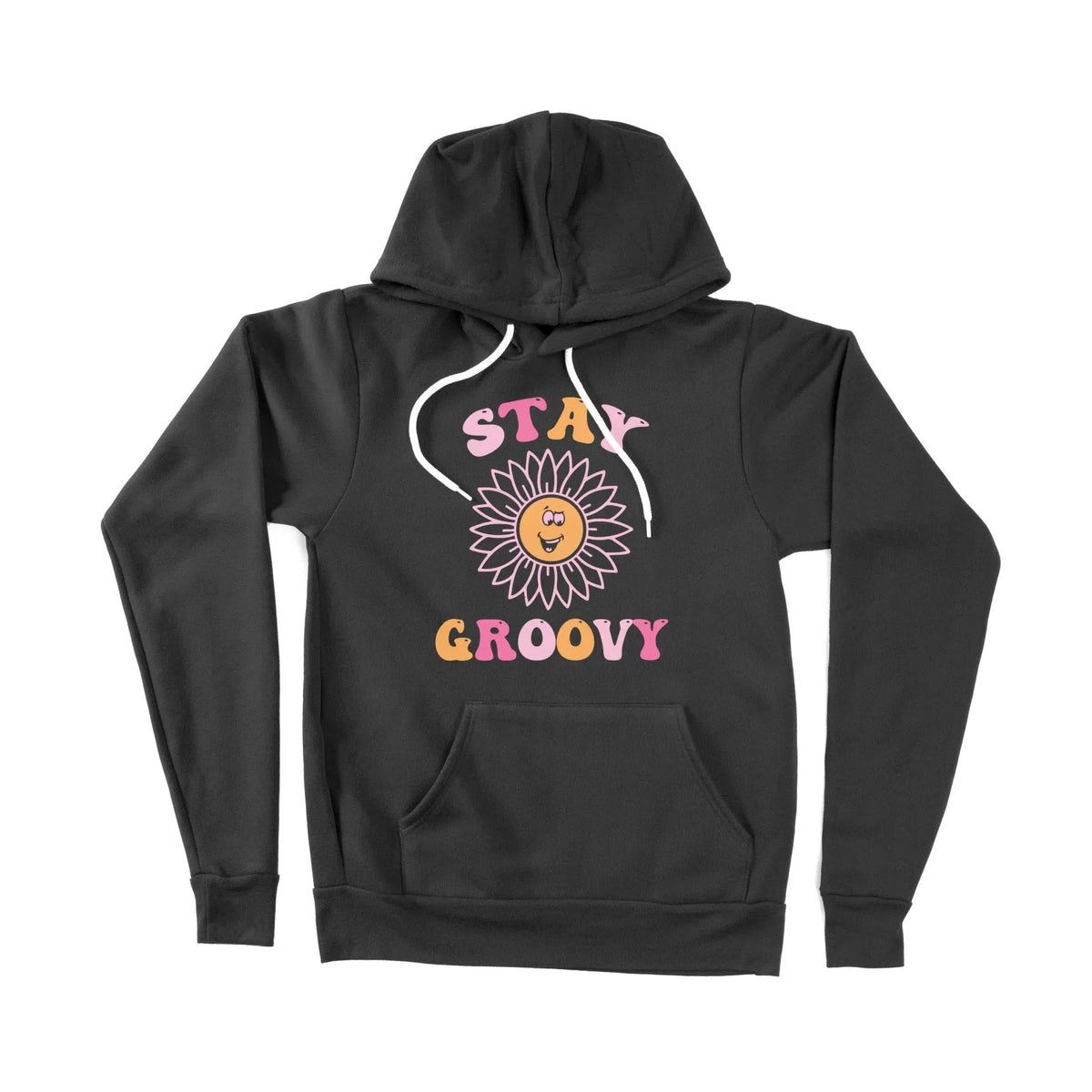 Stay Groovy Summer Unisex Adult Hoodie Chroma Clothing