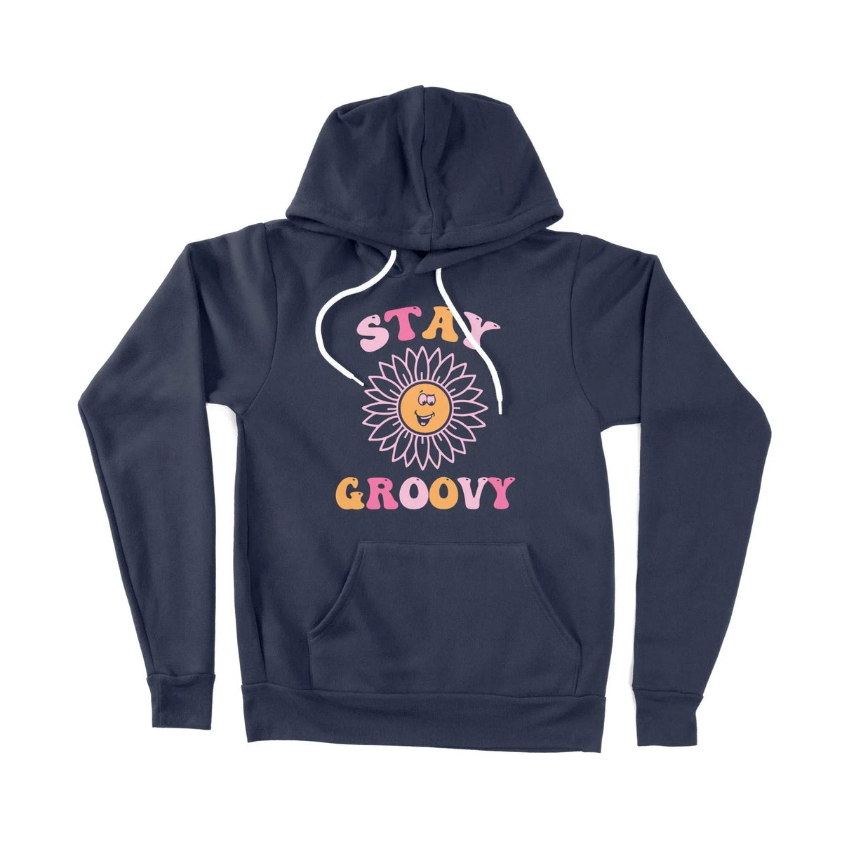 Stay Groovy Summer Unisex Adult Hoodie Chroma Clothing