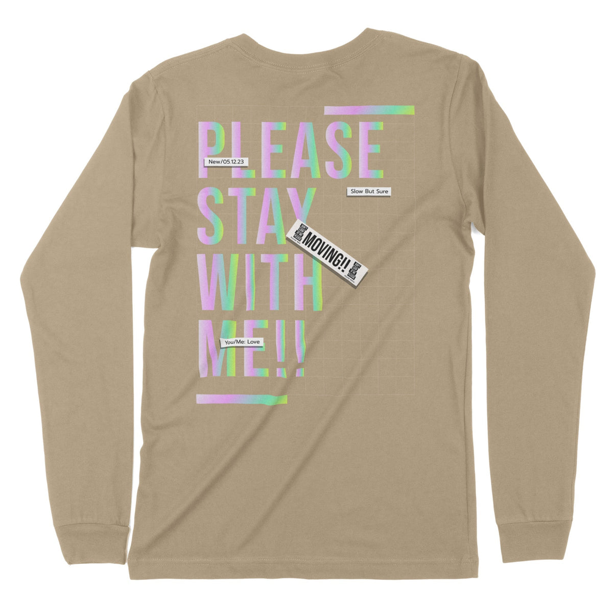 Stay With Me | Back Print | Long-Sleeve T-Shirt | Premium Quality Stre Chroma Clothing