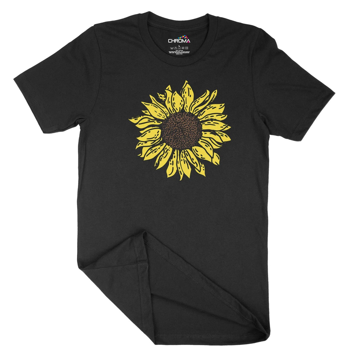 Sunflower Unisex Adult T-Shirt | Quality Slogan Clothing Chroma Clothing