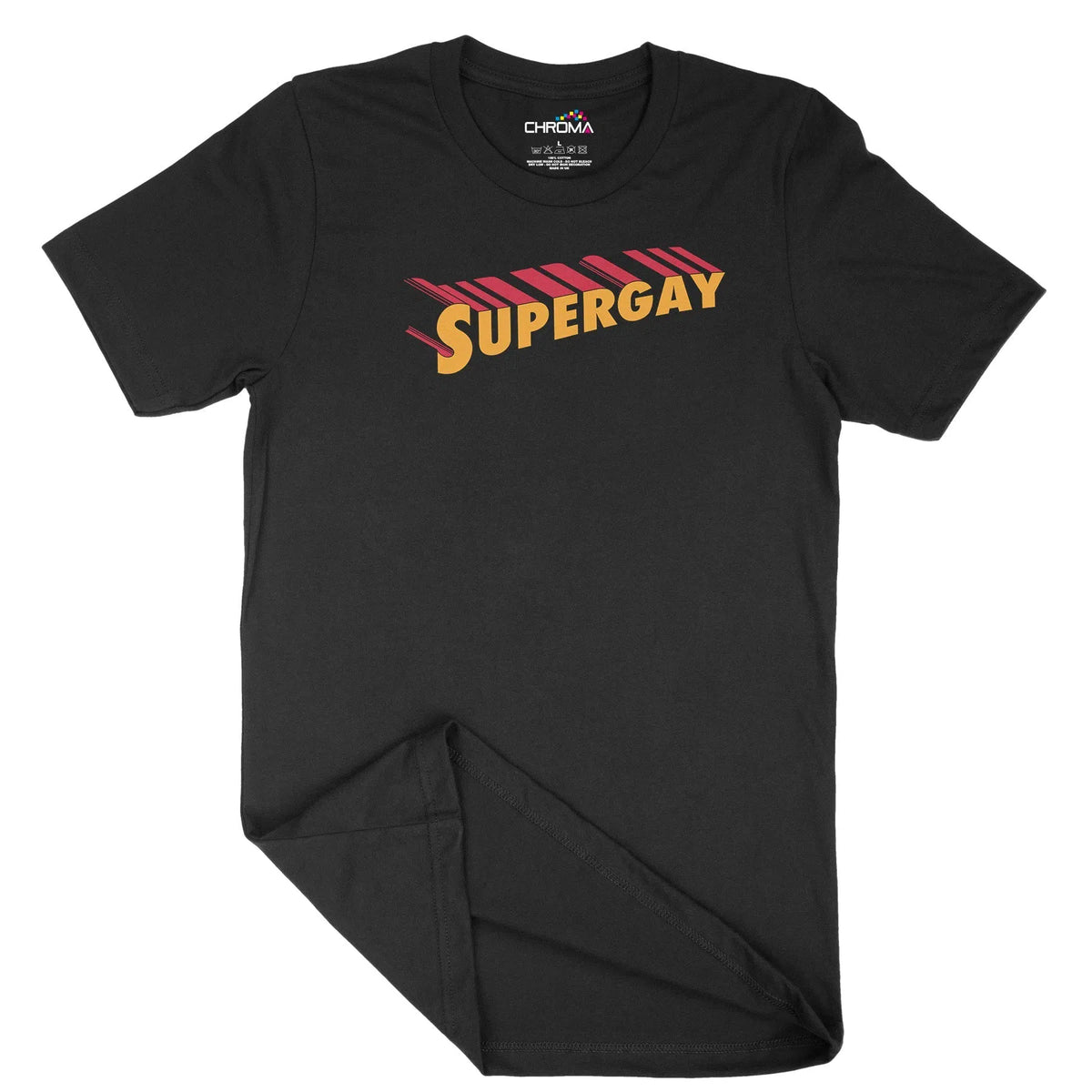 Supergay Lgbtq Unisex Adult T-Shirt | Quality Slogan Clothing Chroma Clothing