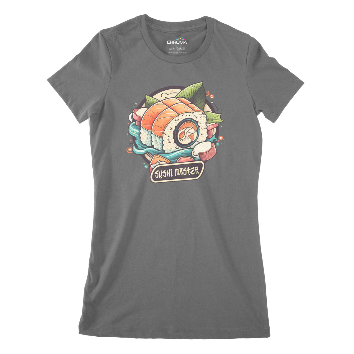 Sushi Master Women's Classic Fitted T-Shirt Chroma Clothing