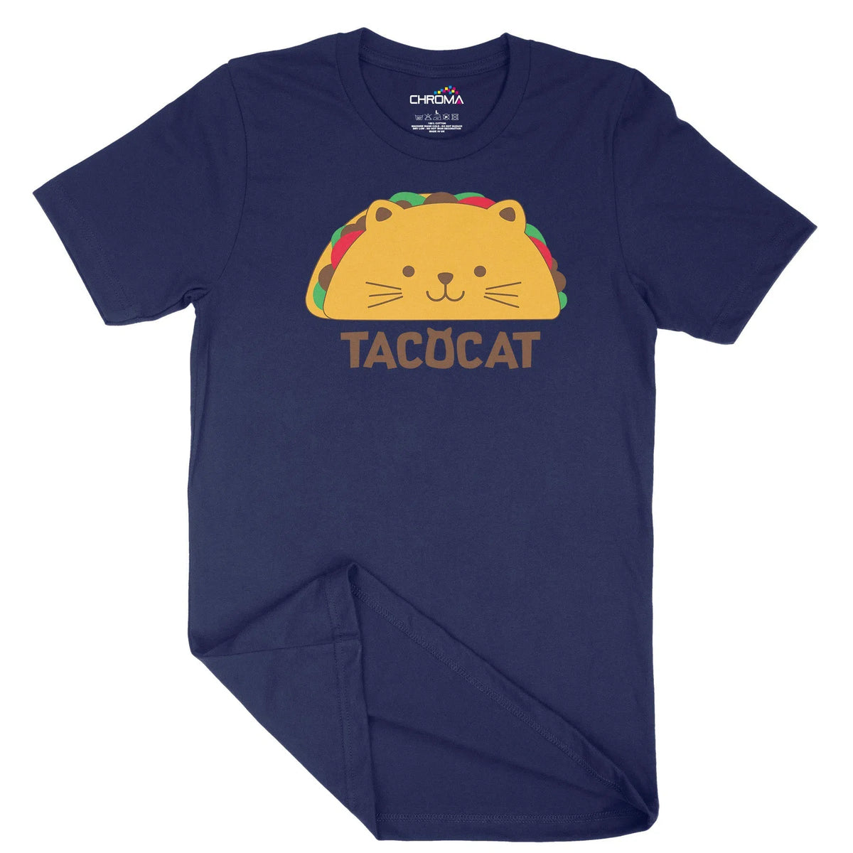 Taco Cat Unisex Adult T-Shirt | Quality Slogan Clothing Chroma Clothing