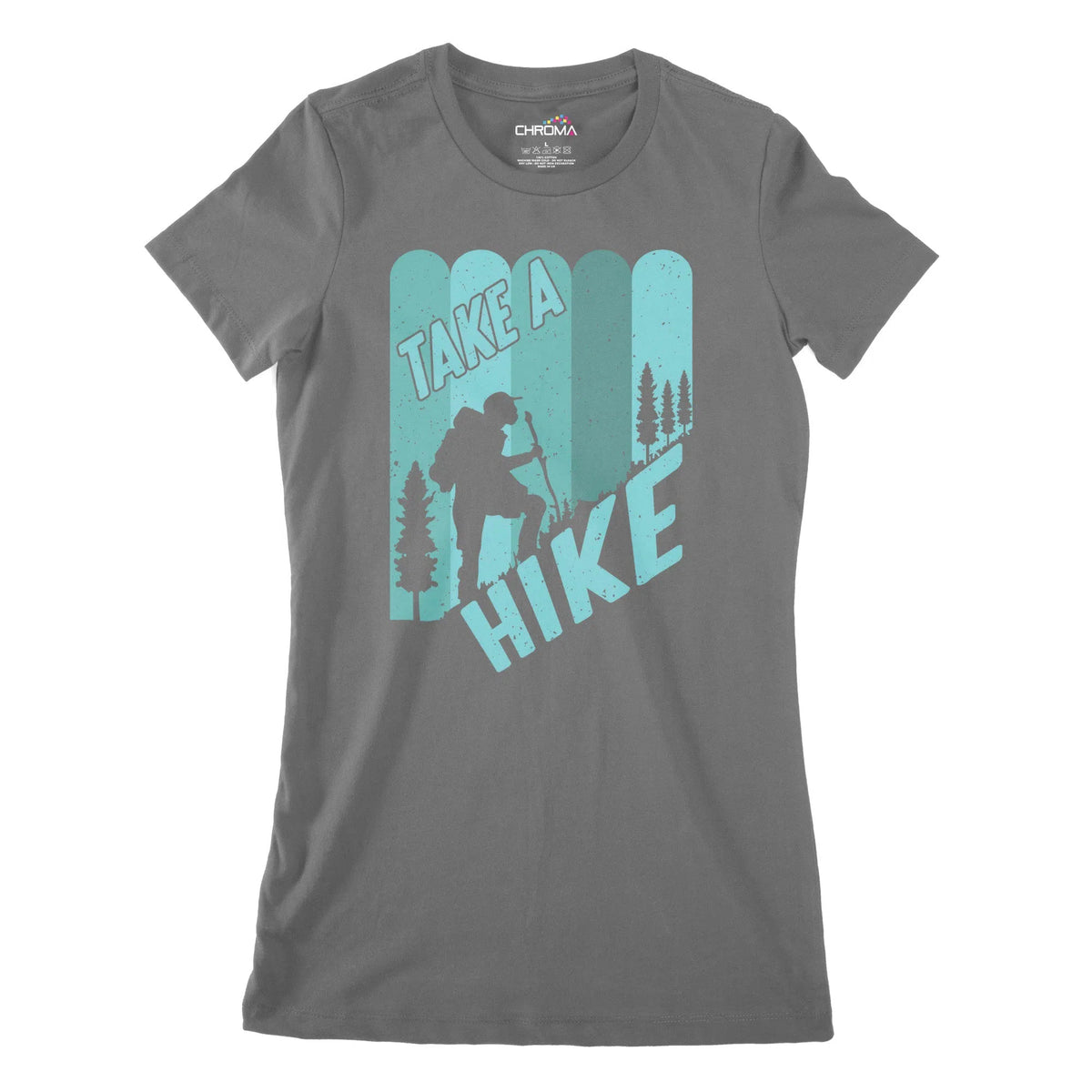 Take A Hike Women's Classic Fitted T-Shirt Chroma Clothing