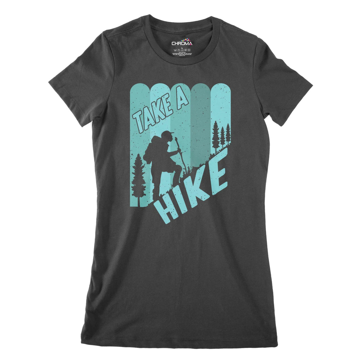 Take A Hike Women's Classic Fitted T-Shirt Chroma Clothing