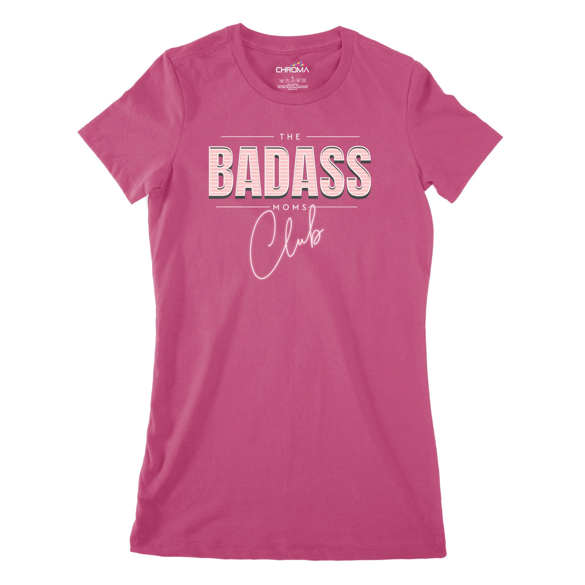 The Badass Mum's Club Women's Classic Fitted T-Shirt Chroma Clothing