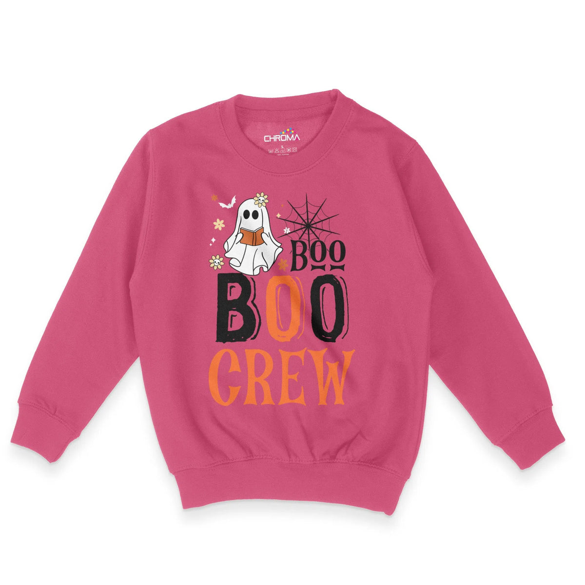 The Boo Crew Unisex Youth Sweatshirt | Premium Halloween Clothing Chroma Clothing