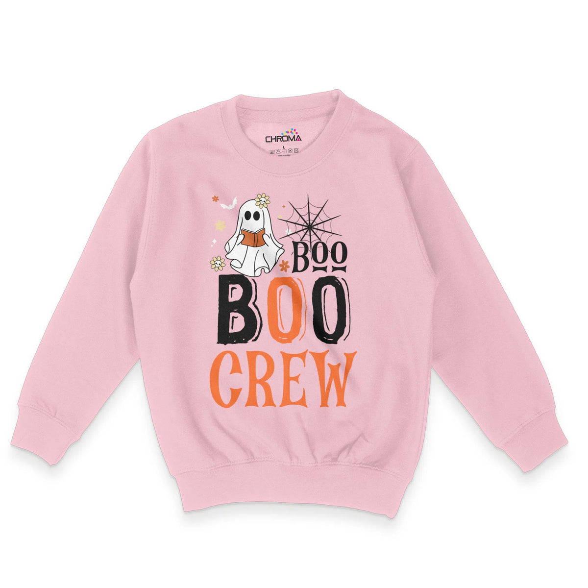 The Boo Crew Unisex Youth Sweatshirt | Premium Halloween Clothing Chroma Clothing