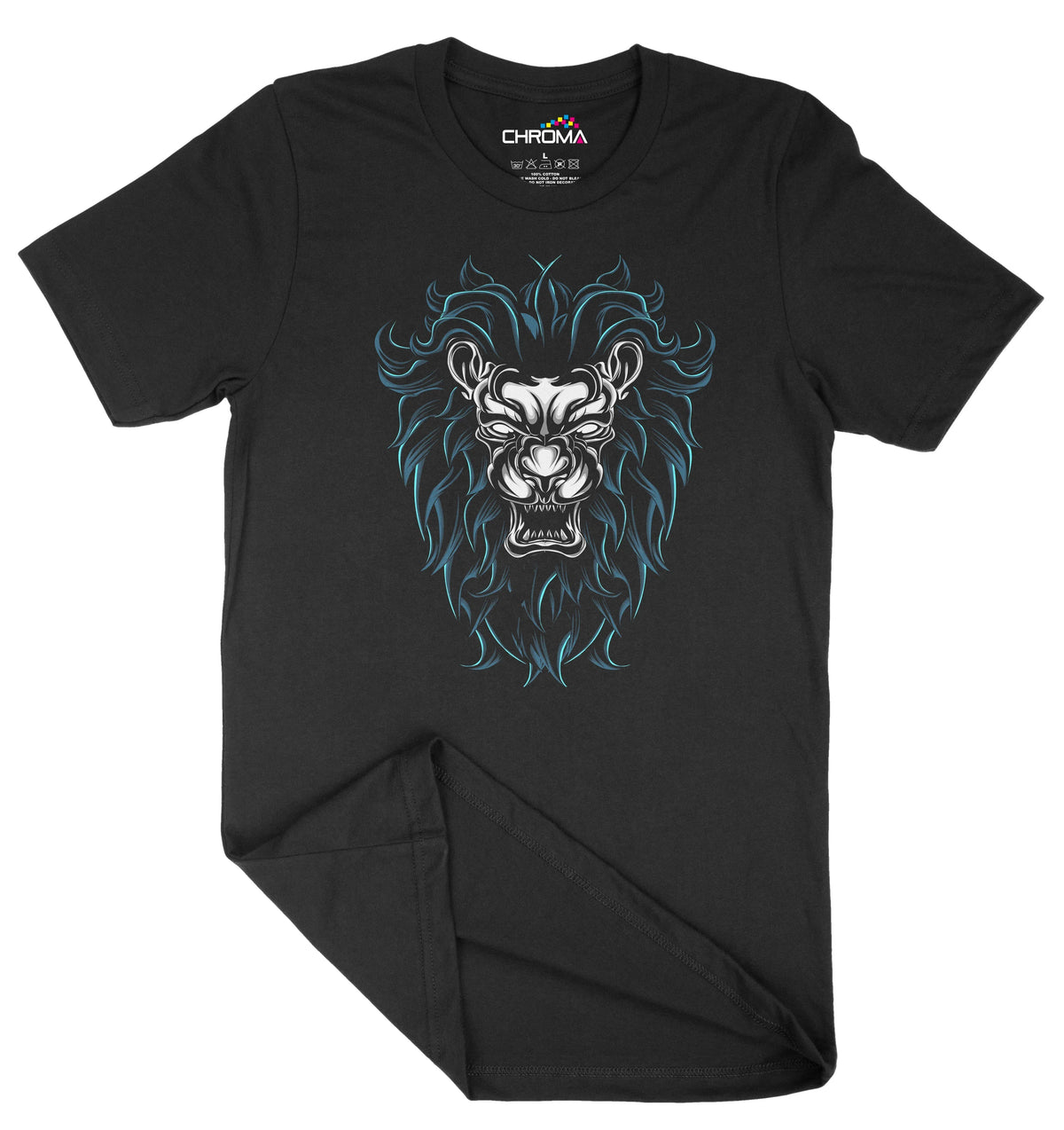 The Lion Head Unisex Adult T-Shirt | Premium Quality Streetwear Chroma Clothing