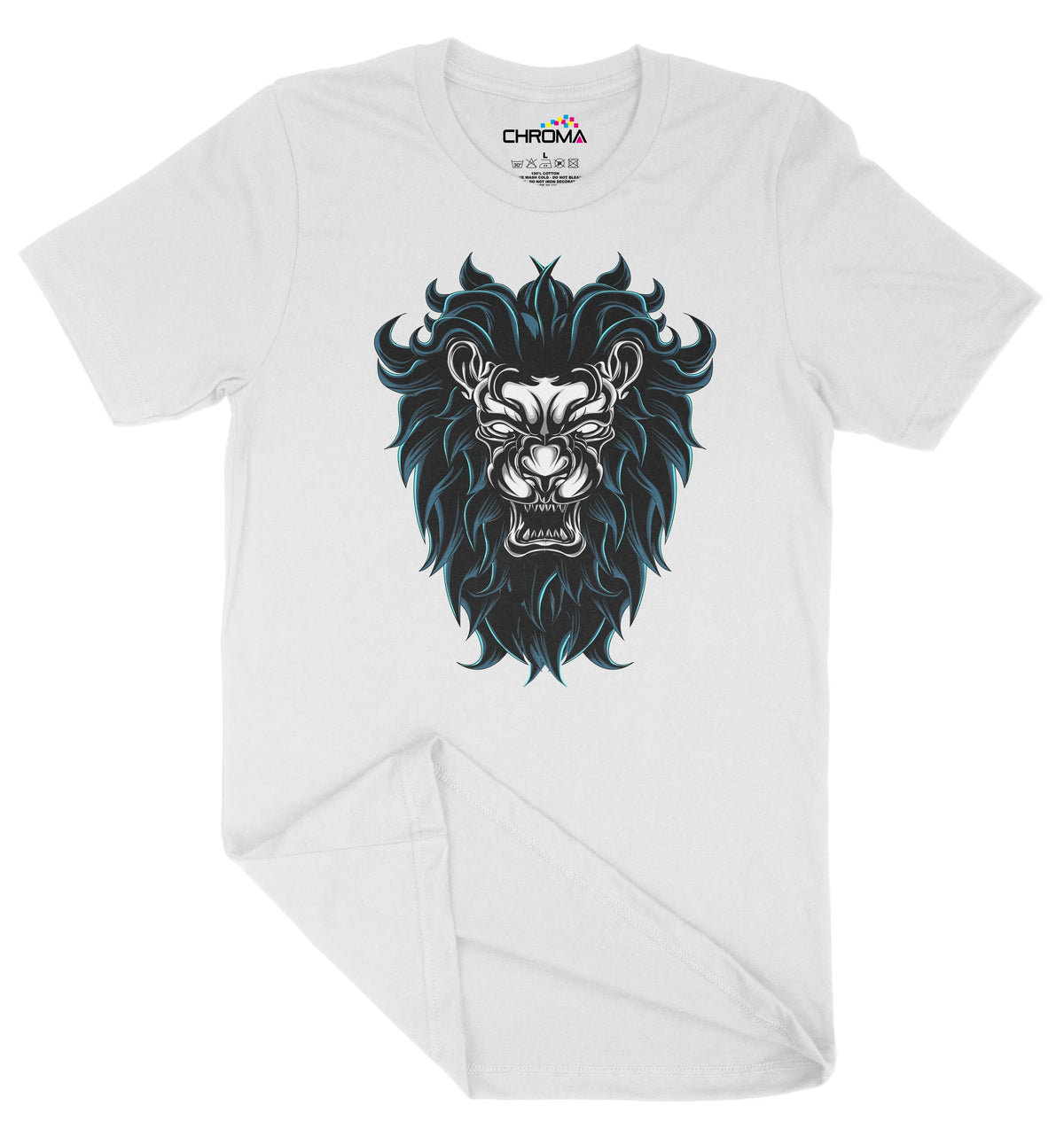 The Lion Head Unisex Adult T-Shirt | Premium Quality Streetwear Chroma Clothing