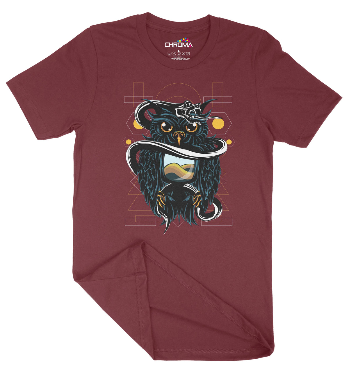 The Owl God Unisex Adult T-Shirt | Premium Quality Streetwear Chroma Clothing