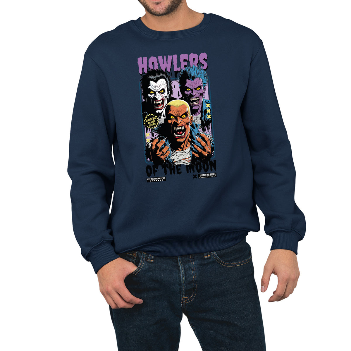 Classic Howlers | Unisex Adult Sweatshirt | Premium Halloween Clothing