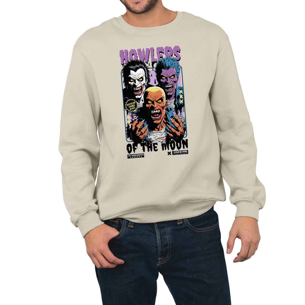 Classic Howlers | Unisex Adult Sweatshirt | Premium Halloween Clothing