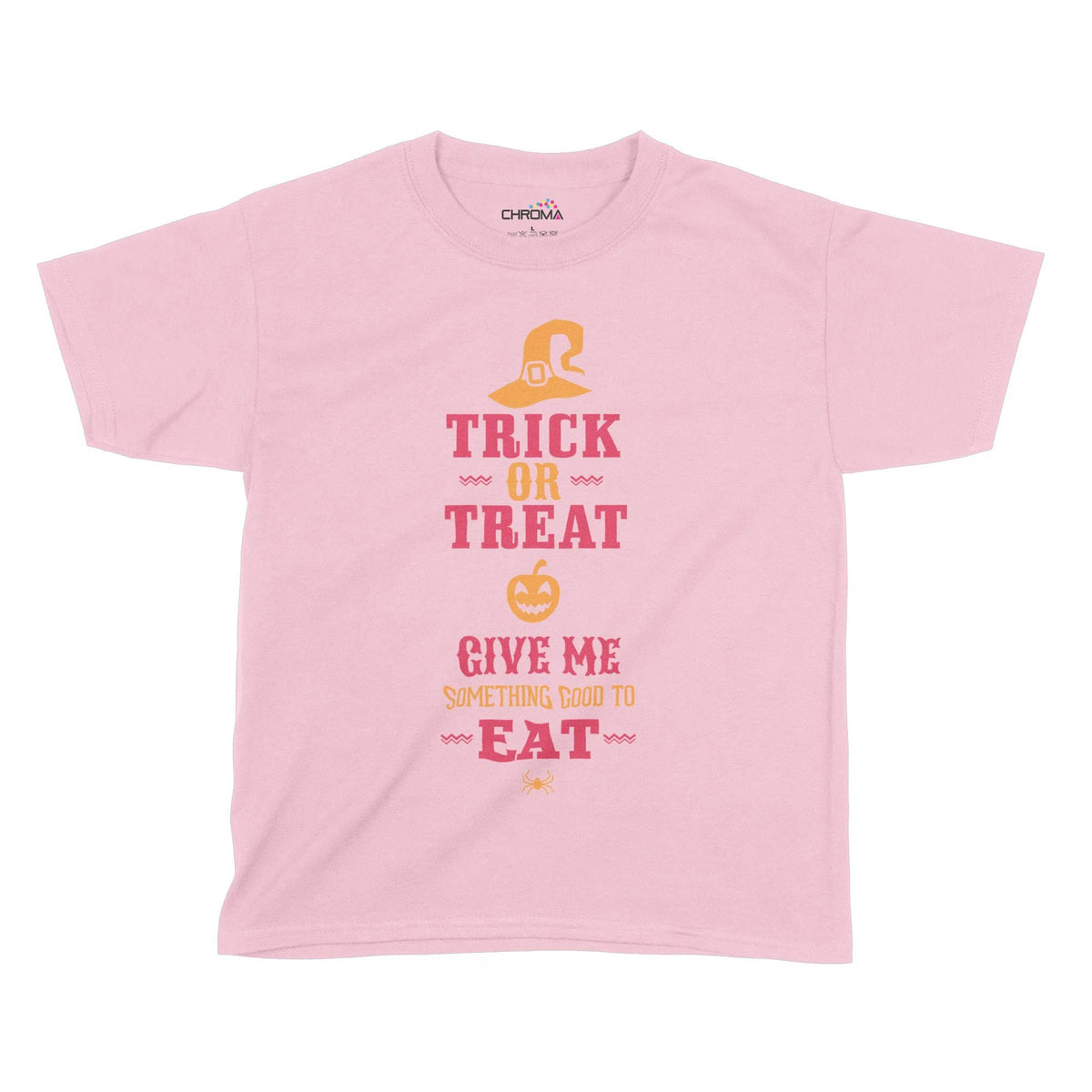 Trick Or Treat Halloween Kids T-Shirt | Premium Halloween Clothing Chroma Clothing