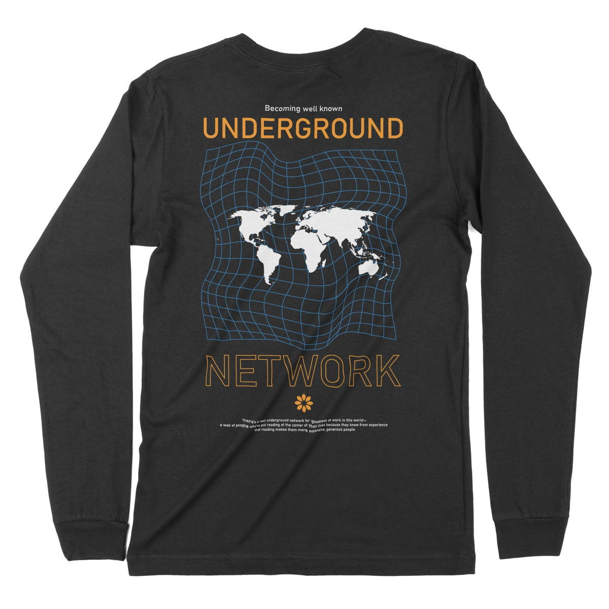 Underground Network | Back Print | Long-Sleeve T-Shirt | Premium Quali Chroma Clothing