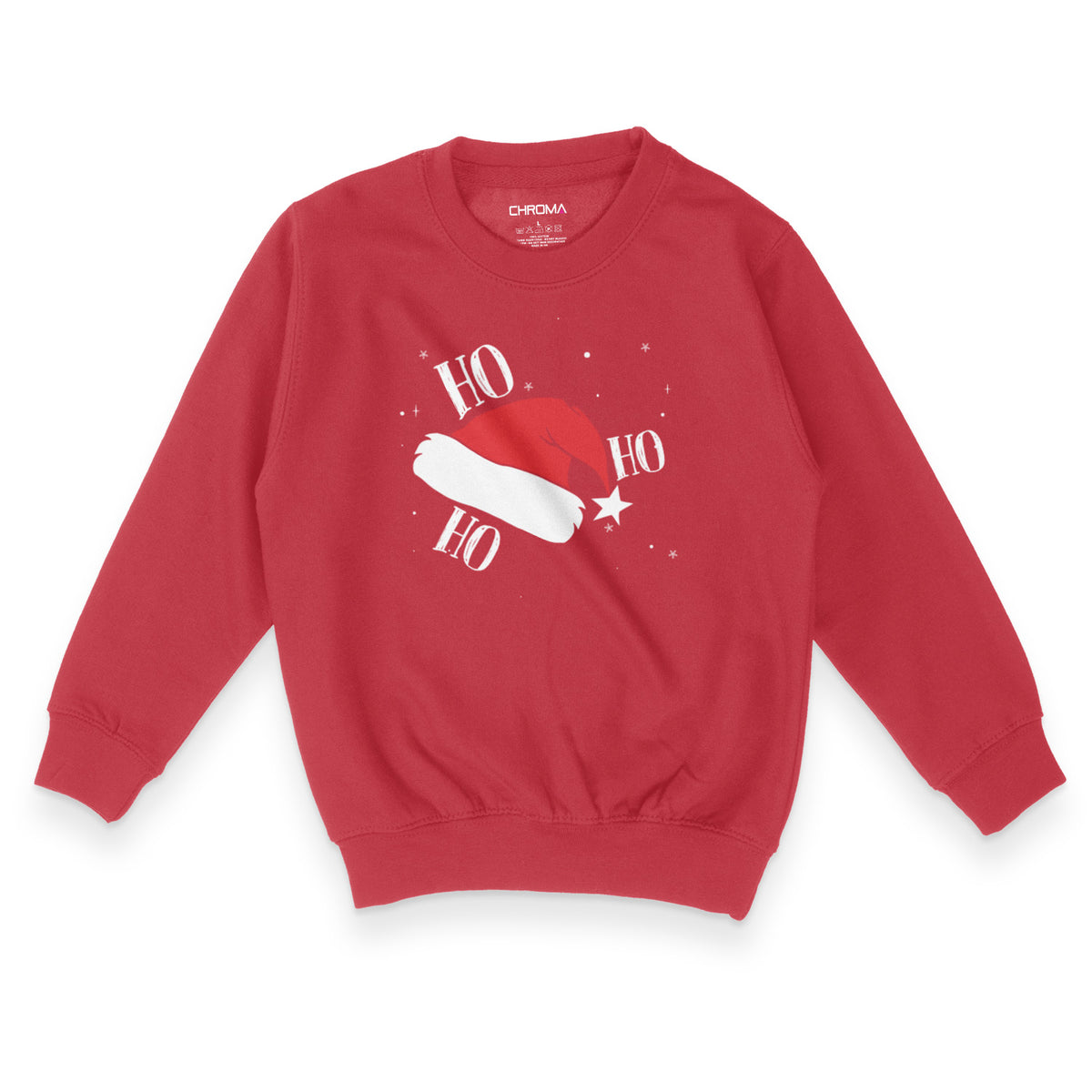 Santa Hat Festive Fun | Kid's Christmas Sweatshirt Chroma Clothing