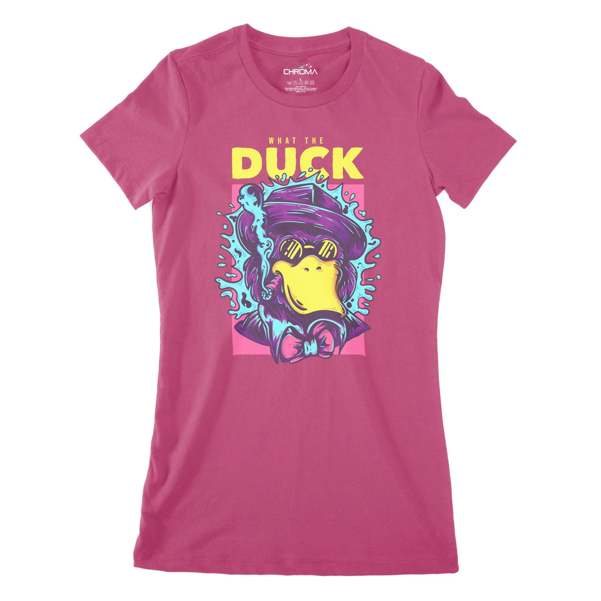 What The Duck Women's Classic Fitted T-Shirt Chroma Clothing