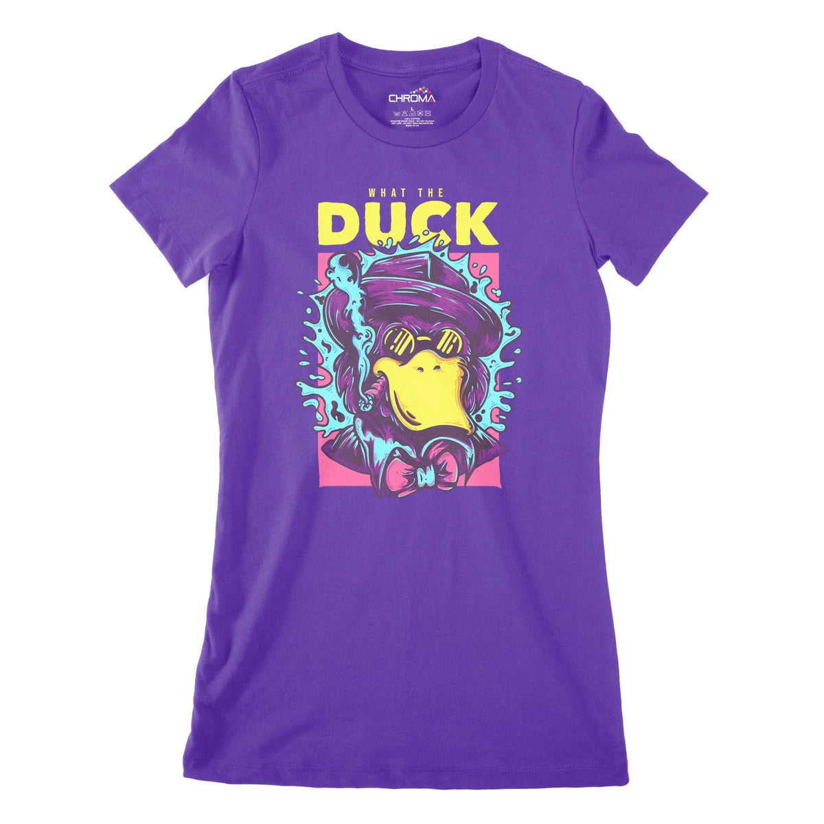 What The Duck Women's Classic Fitted T-Shirt Chroma Clothing