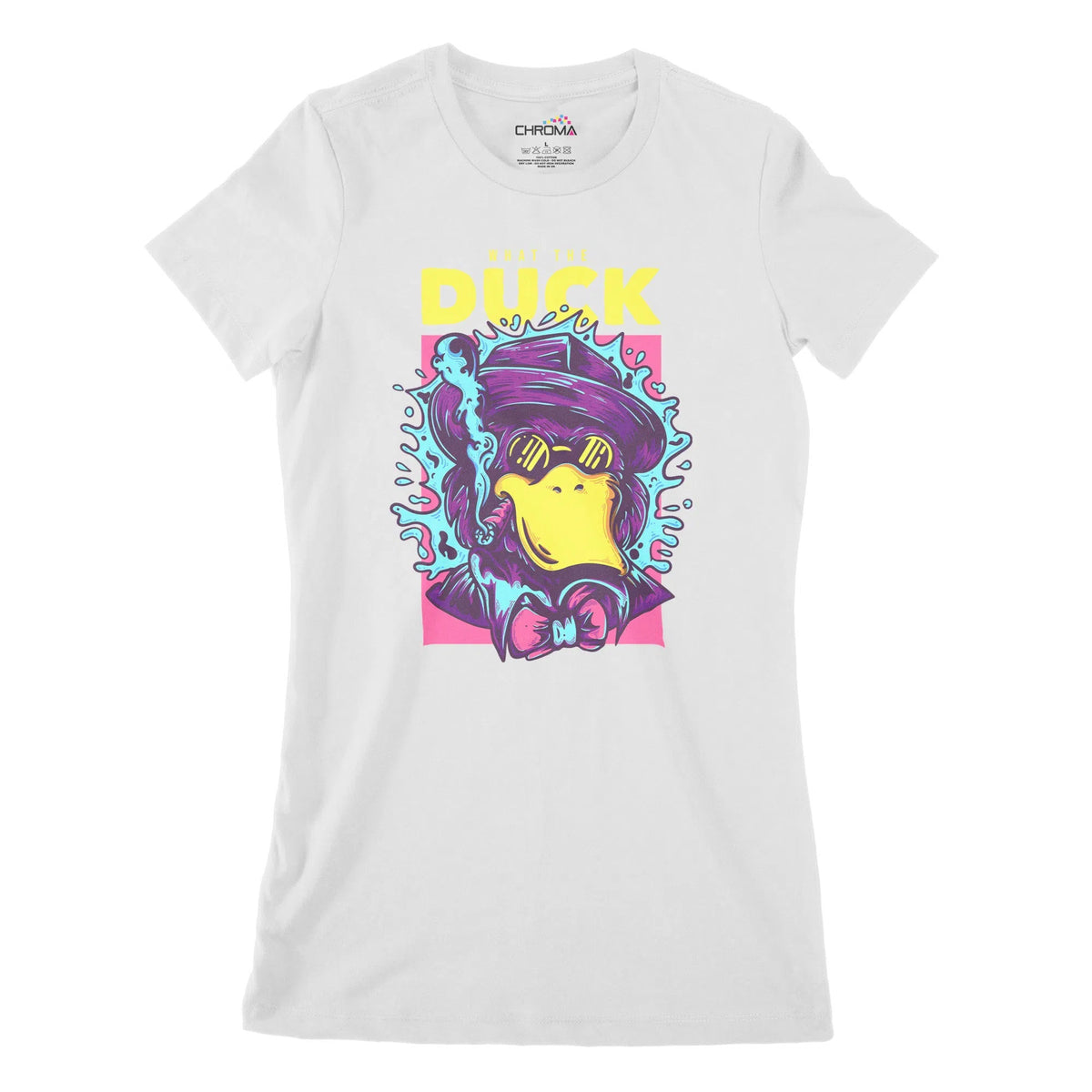 What The Duck Women's Classic Fitted T-Shirt Chroma Clothing