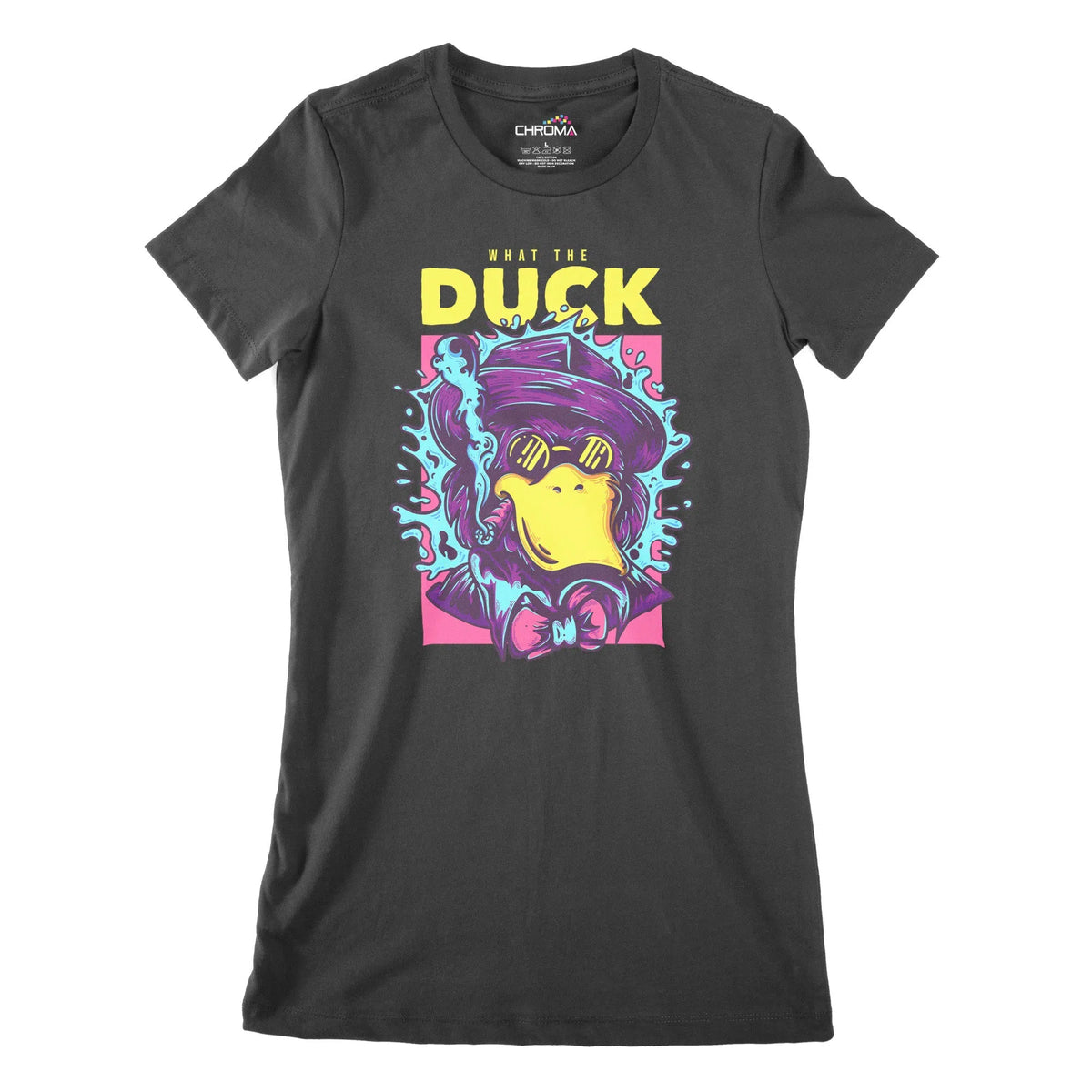 What The Duck Women's Classic Fitted T-Shirt Chroma Clothing