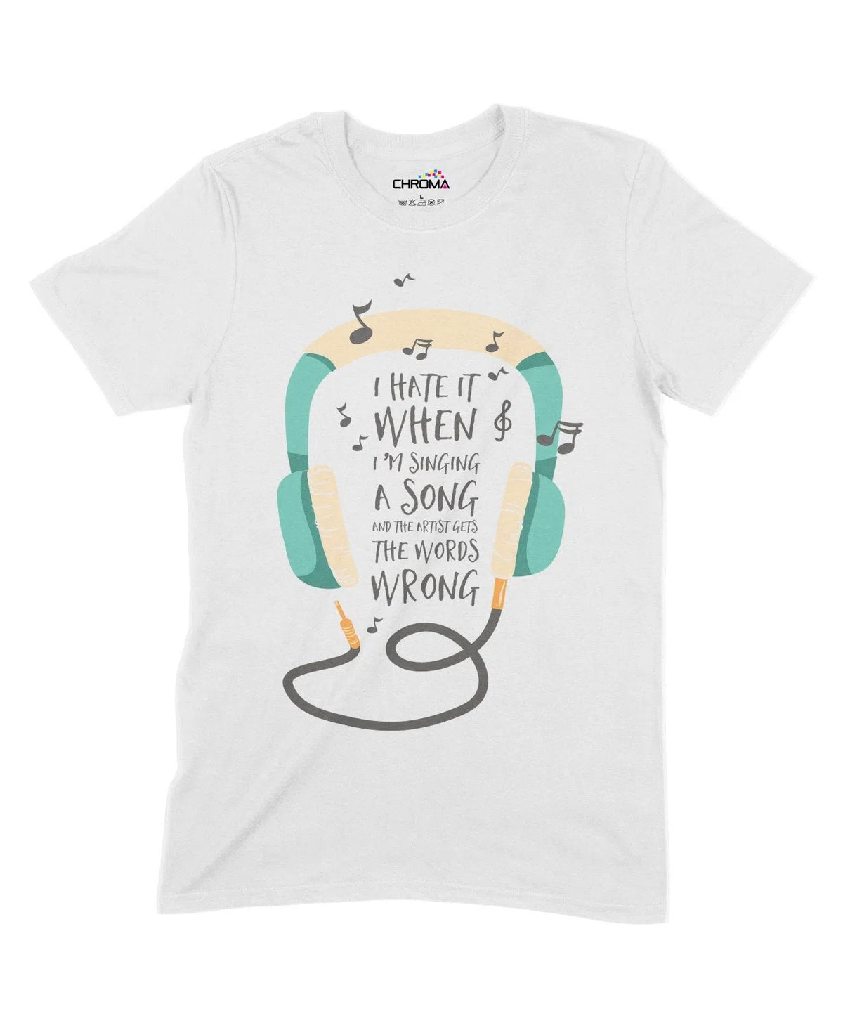 When I'M Singing A Song Unisex Adult T-Shirt Chroma Clothing