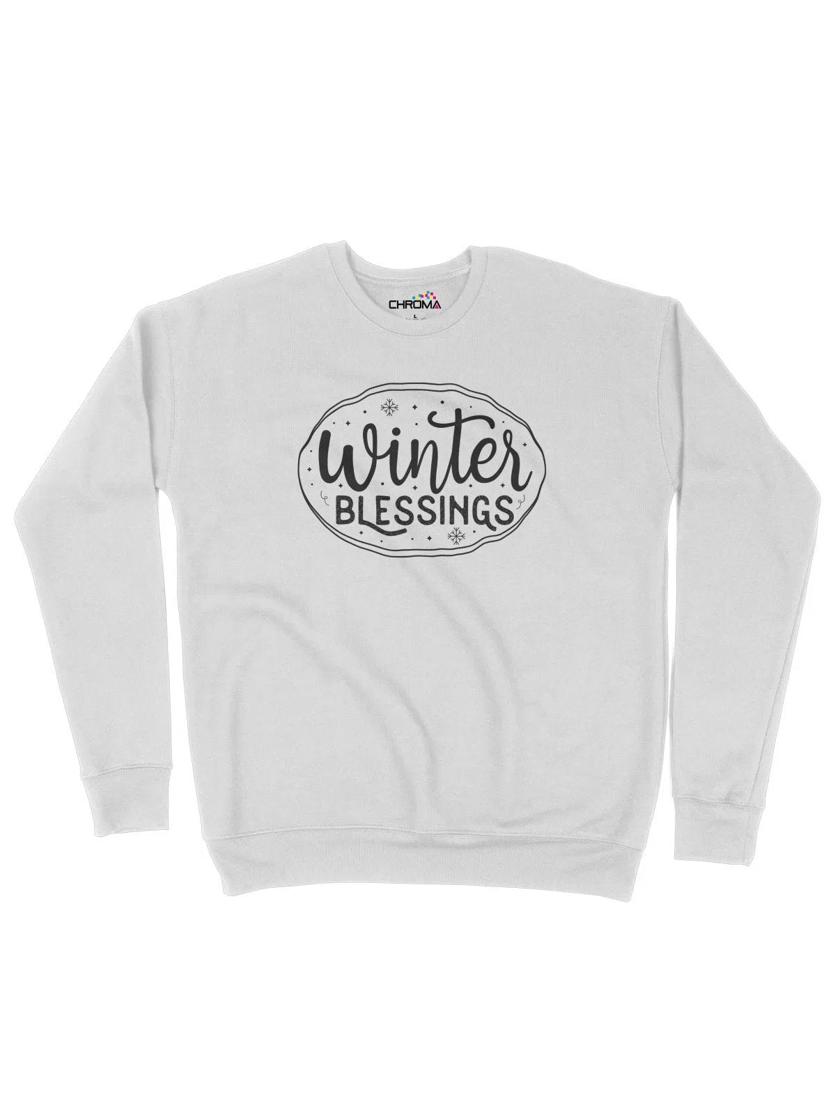 Winter Blessings Unisex Adult Sweatshirt Chroma Clothing