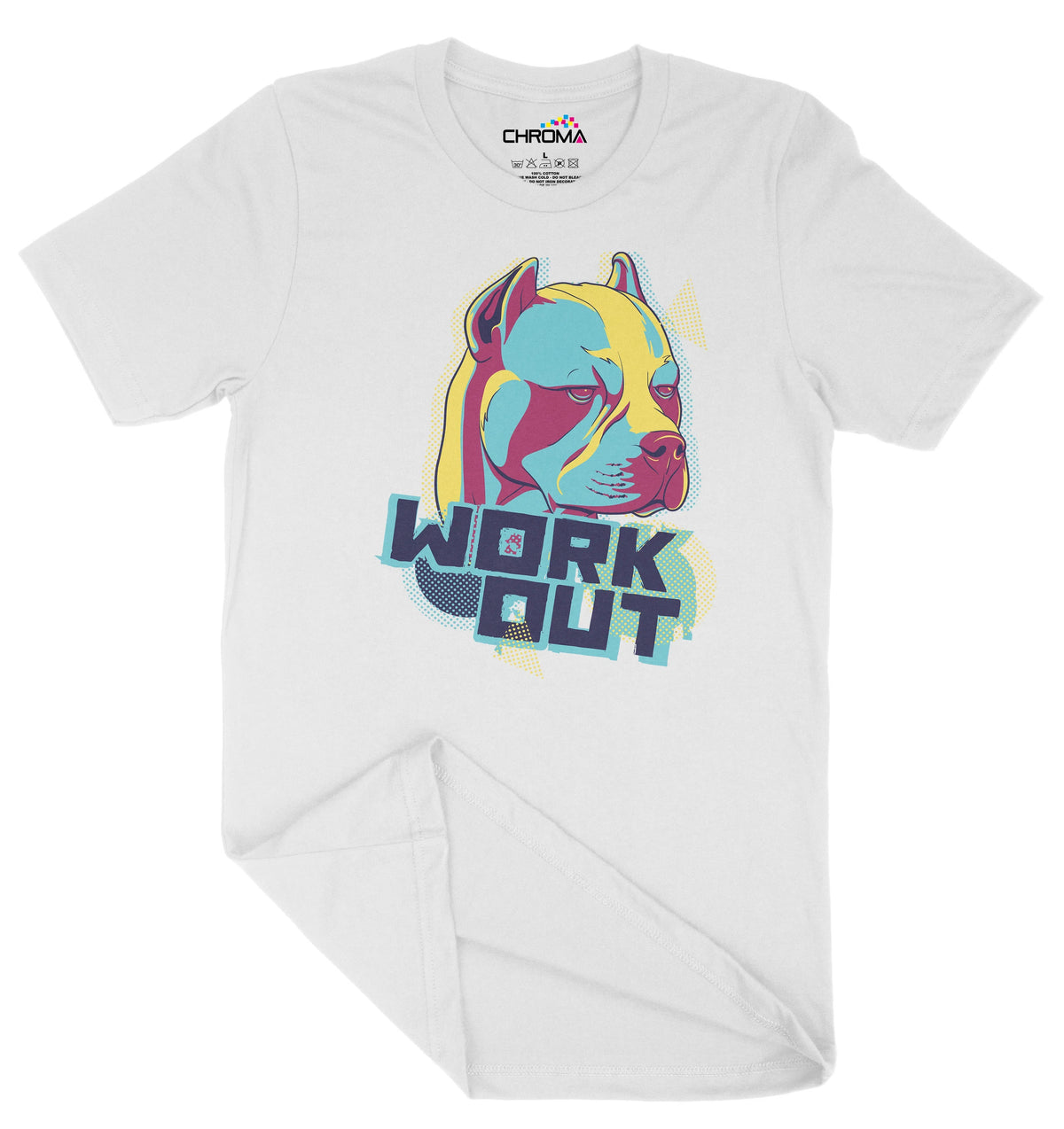 Work Out Fitness Unisex Adult T-Shirt | Premium Quality Streetwear Chroma Clothing