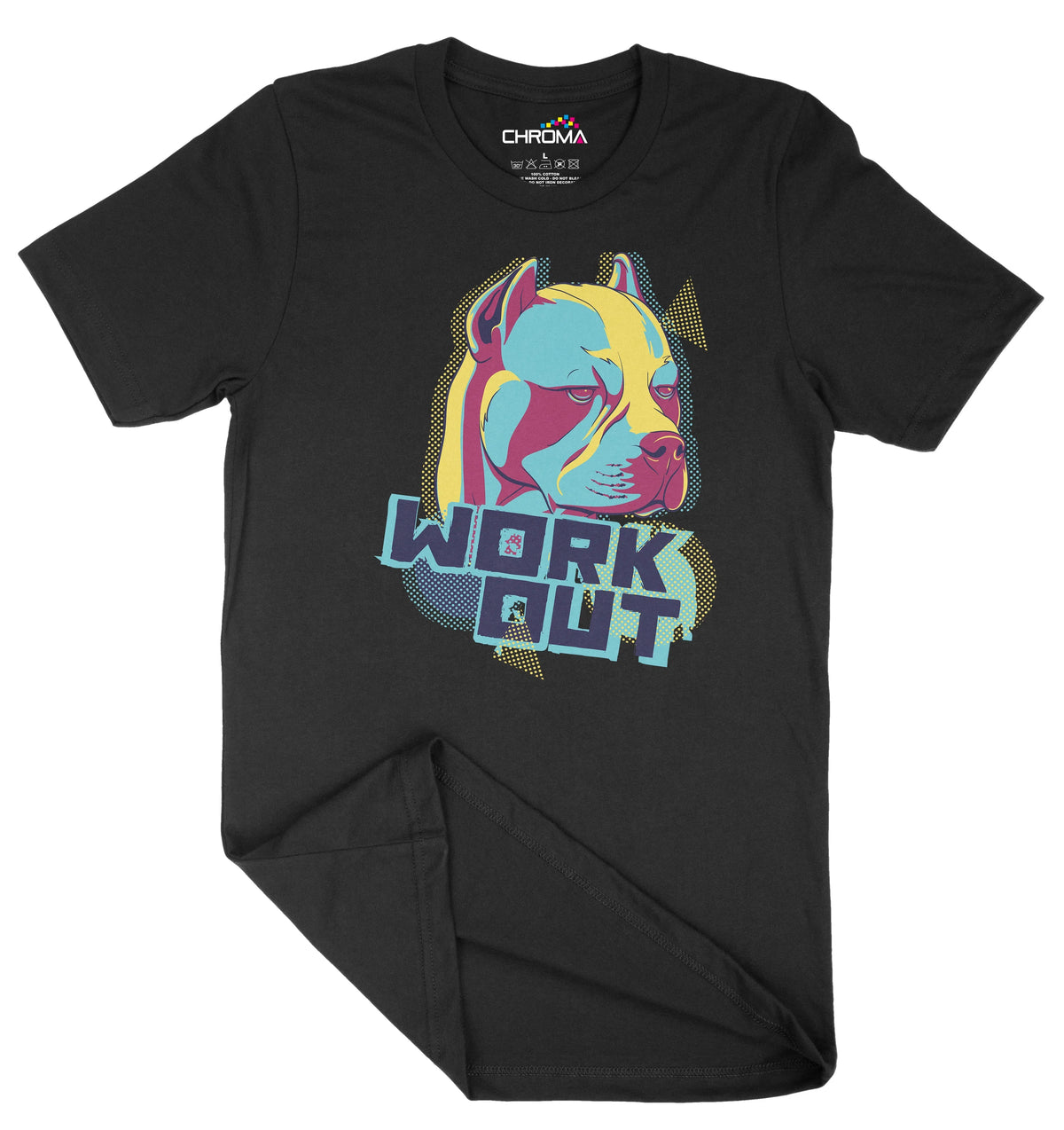 Work Out Fitness Unisex Adult T-Shirt | Premium Quality Streetwear Chroma Clothing