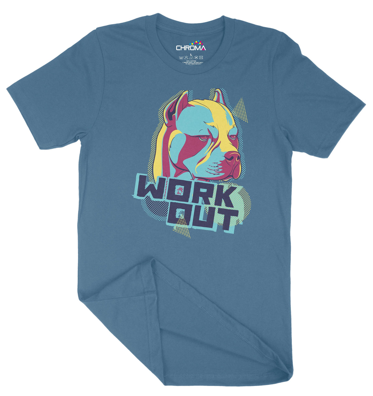 Work Out Fitness Unisex Adult T-Shirt | Premium Quality Streetwear Chroma Clothing