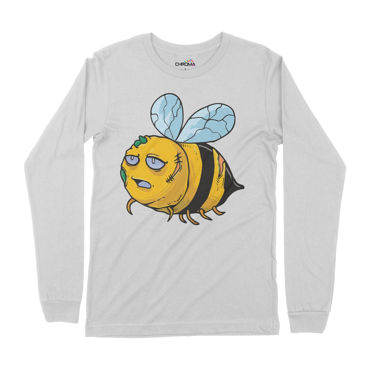 Zom-Bee | Long-Sleeve T-Shirt | Premium Halloween Clothing | Premium Q Chroma Clothing