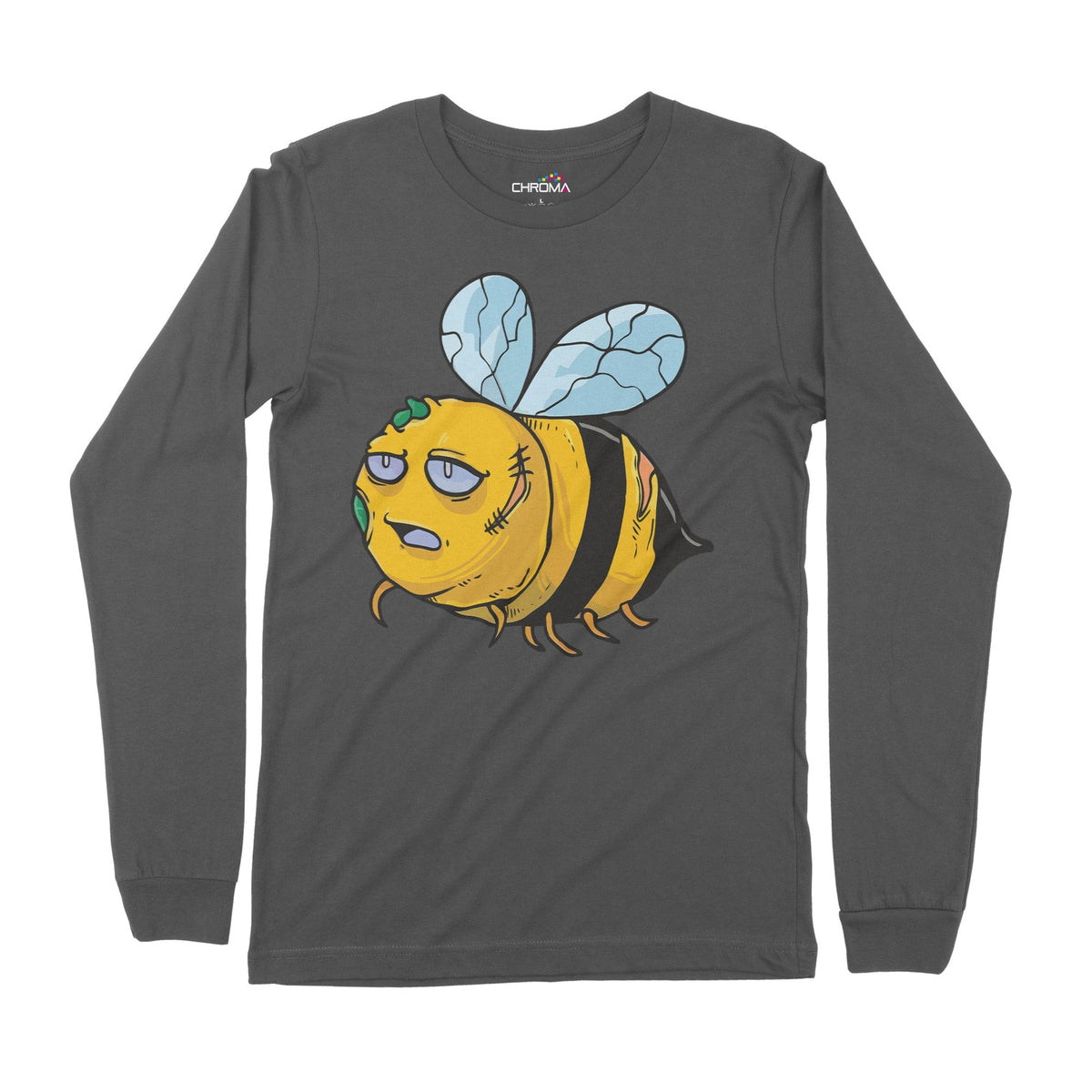 Zom-Bee | Long-Sleeve T-Shirt | Premium Halloween Clothing | Premium Q Chroma Clothing