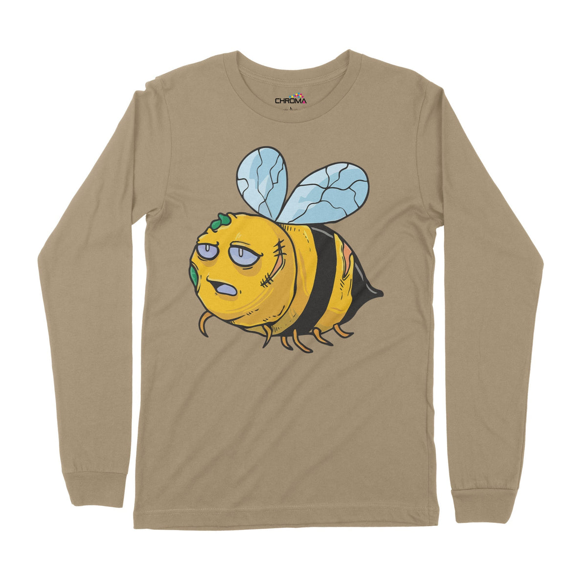 Zom-Bee | Long-Sleeve T-Shirt | Premium Halloween Clothing | Premium Q Chroma Clothing