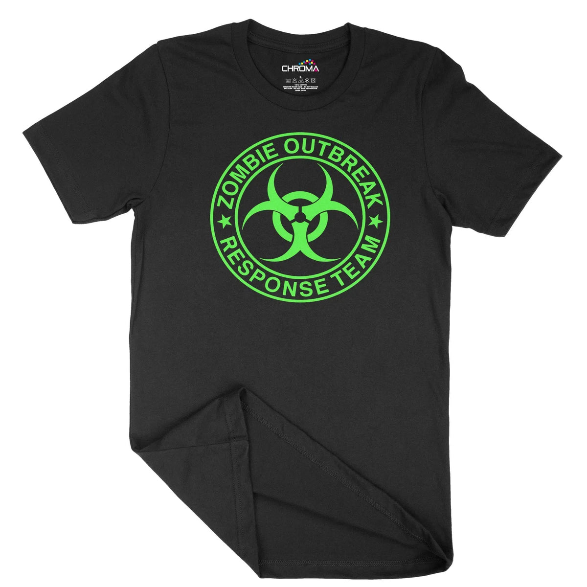 Zombie Outbreak Response Team Unisex Adult T-Shirt | Quality Slogan Cl Chroma Clothing